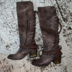 Free Bird COAL Knee High Boots